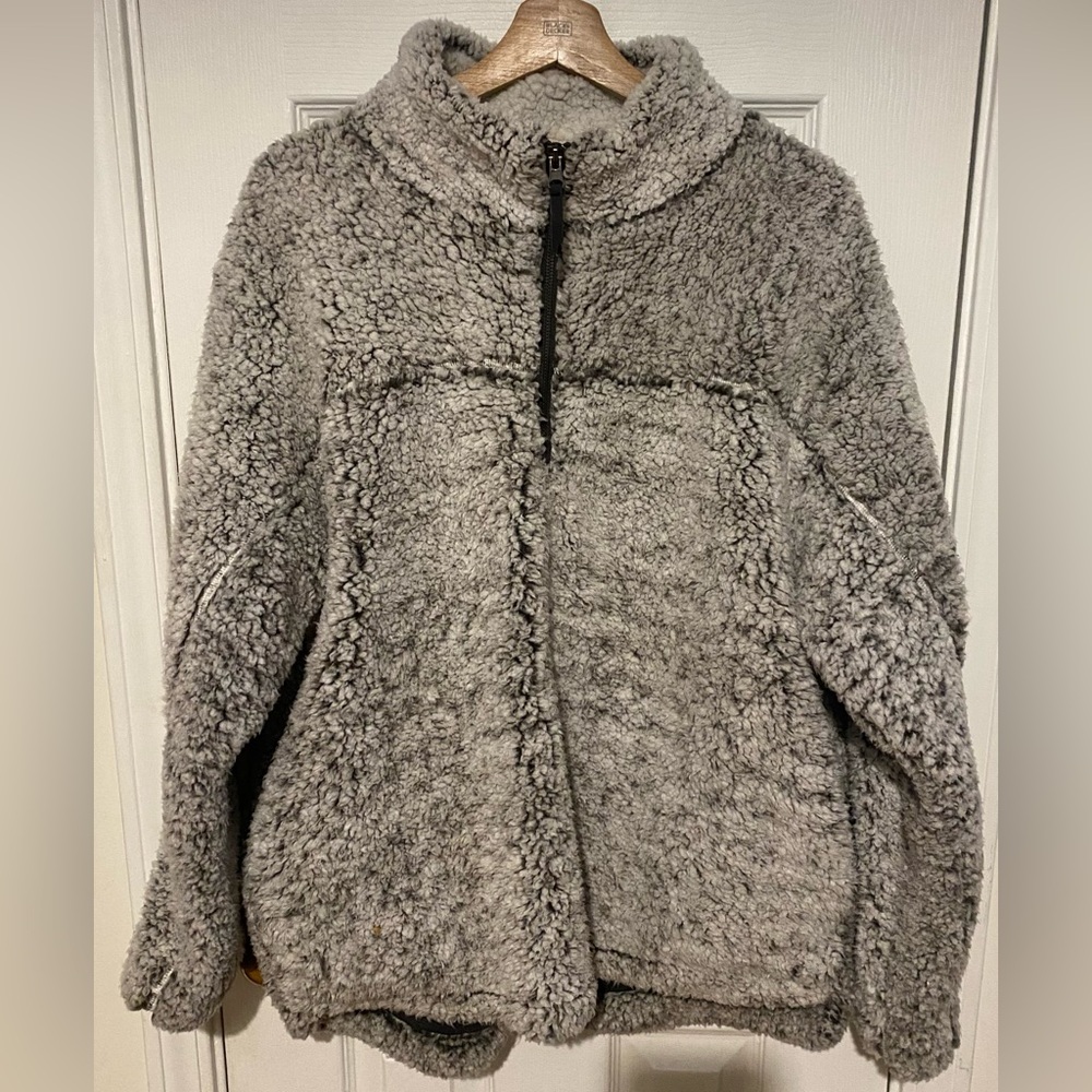 Fuzzy Half Zip Jacket - image 2